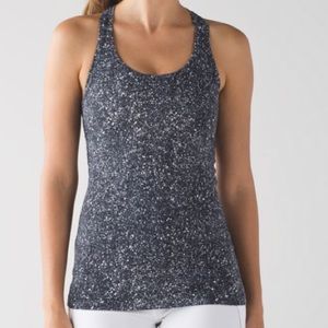 Lululemon Athletica Black and White Tank Top